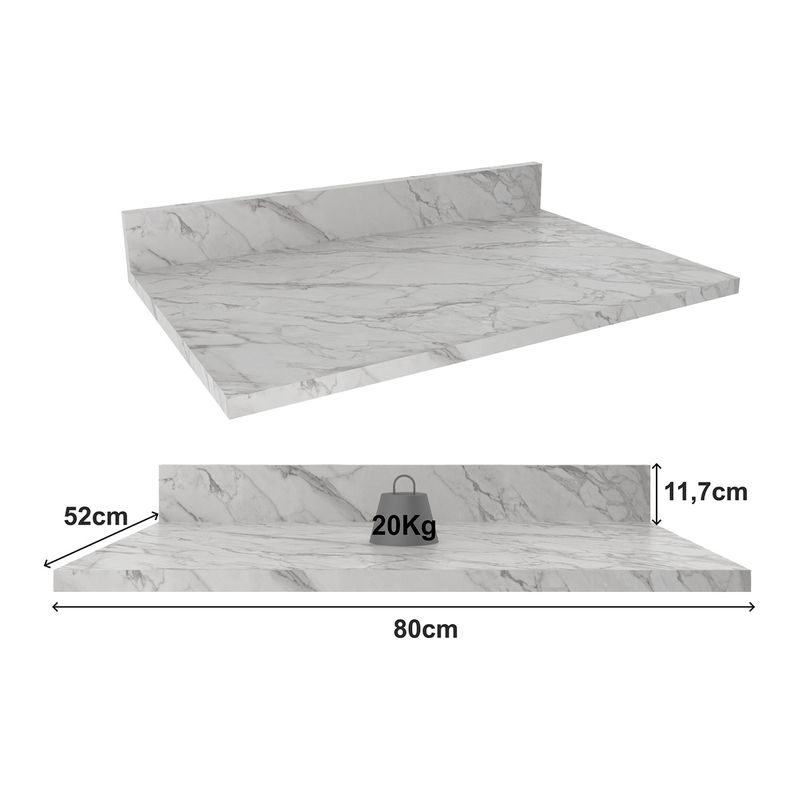tampo-mdp-25mm-para-balcao-de-cozinha-80cm-multimoveis-cr20418-marmore-branco