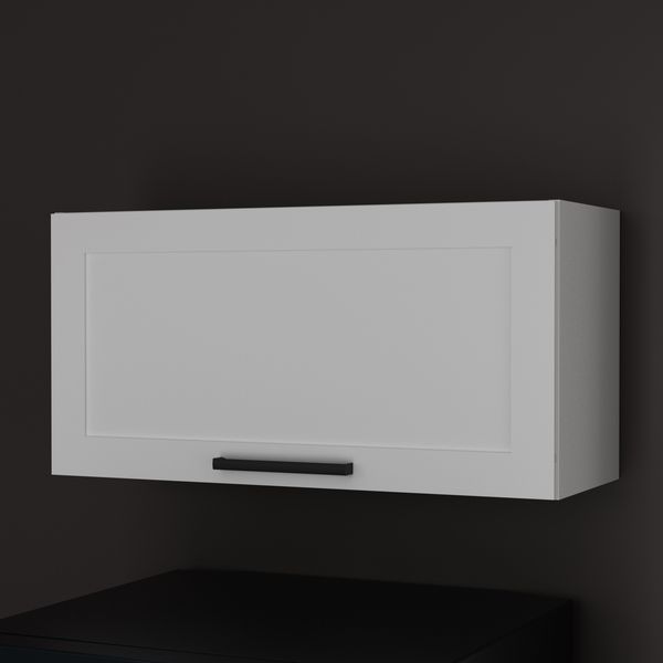 Armário de Cozinha Aéreo em MDF com 1 Porta Basculante 80cm Multimóveis CR20433 Branco