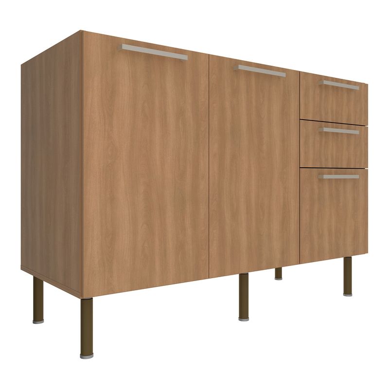 balcao-de-cozinha-gabinete-para-pia-120cm-2-portas-3-gavetas-multimoveis-cr20441-freijo