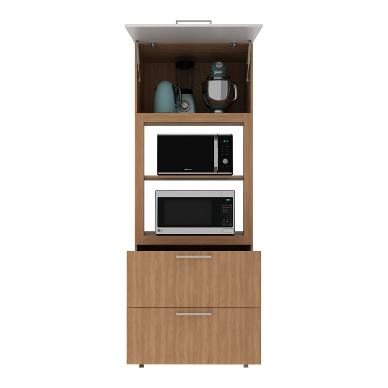 paneleiro-torre-quente-para-forno-micro-ondas-1-porta-2-gavetas-80cm-multimoveis-cr20443-freijo-branco
