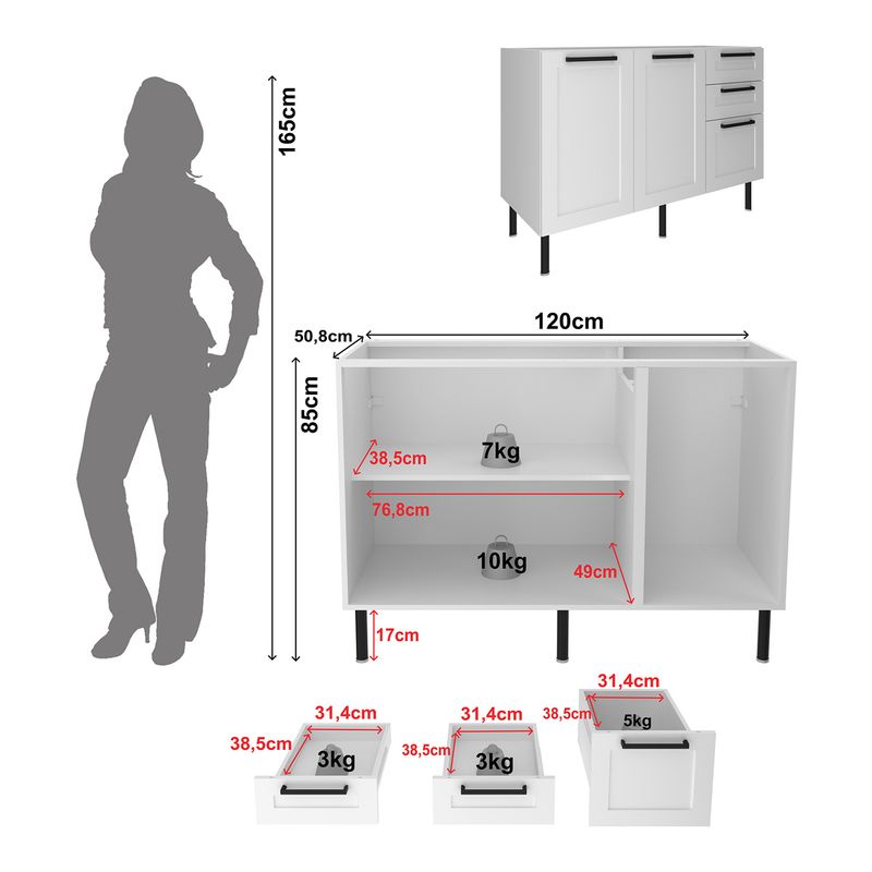 balcao-de-cozinha-gabinete-para-pia-120cm-mdf-2-portas-3-gavetas-multimoveis-cr20444-branco