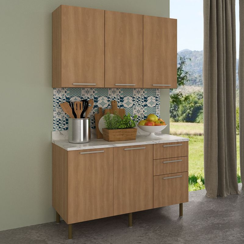 cozinha-compacta-com-armario-e-balcao-com-tampo-120cm-multimoveis-cr20447-freijo-marmore-branco