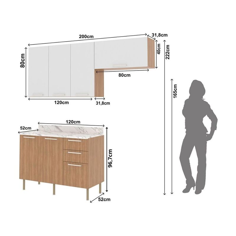 cozinha-compacta-3-pecas-com-armarios-e-balcao-com-tampo-multimoveis-cr20449-freijo-branco-marmore-branco