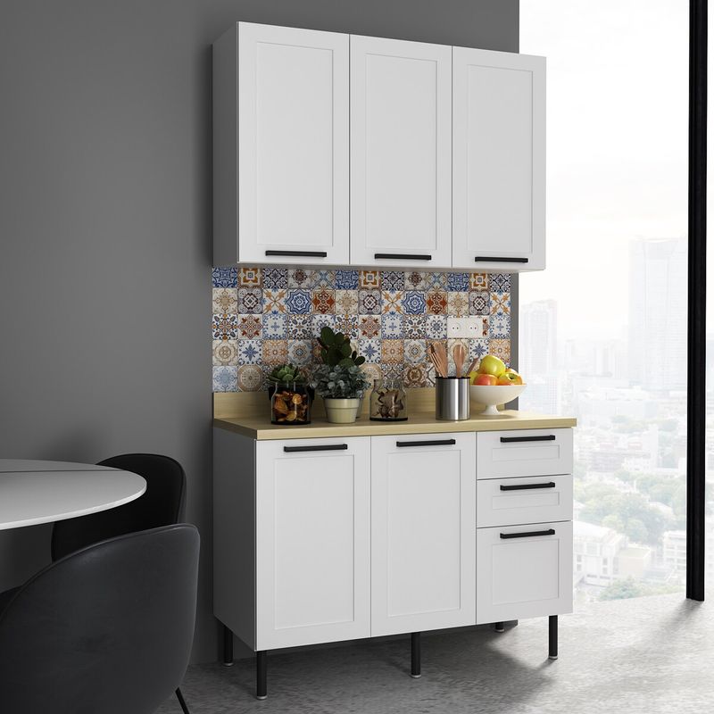 cozinha-compacta-mdf-com-armario-e-balcao-com-tampo-120cm-multimoveis-cr20452-branco-carvalho-tropical