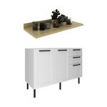 balcao-de-cozinha-em-mdf-com-tampo-2-portas-e-3-gavetas-120cm-multimoveis-cr20462-branco-carvalho-tropical