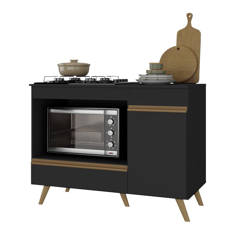 balcao-para-cooktop-e-forno-105cm-1-porta-1-gaveta-veneza-multimoveis-mp2258-preto-dourado