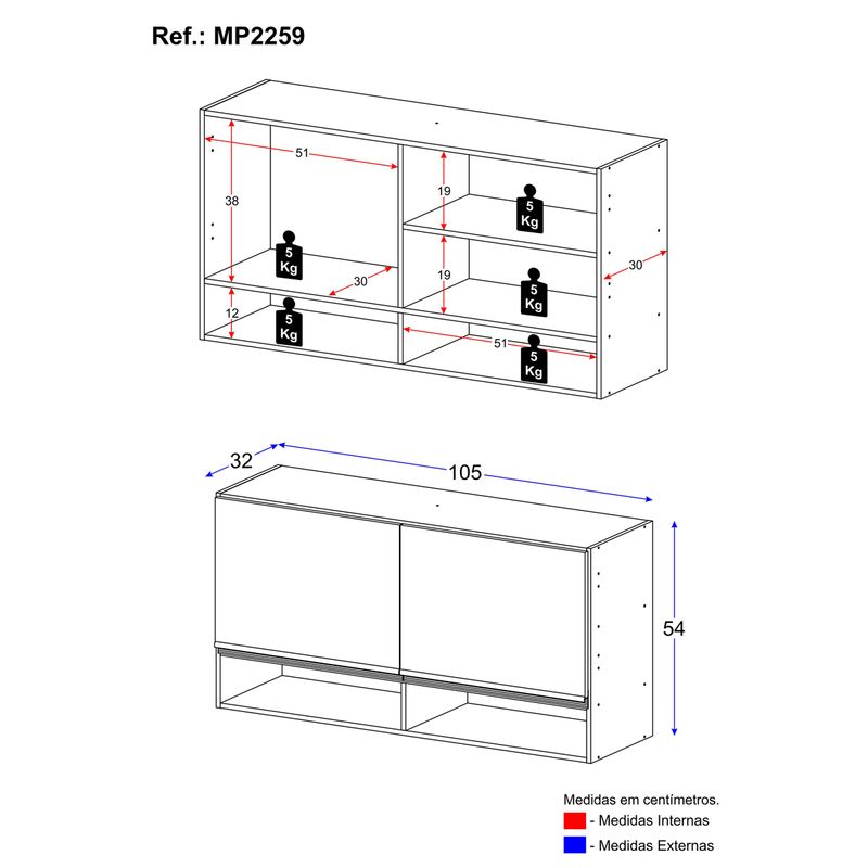 armario-de-cozinha-aereo-105cm-2-portas-e-nichos-veneza-multimoveis-mp2259-preto-dourado