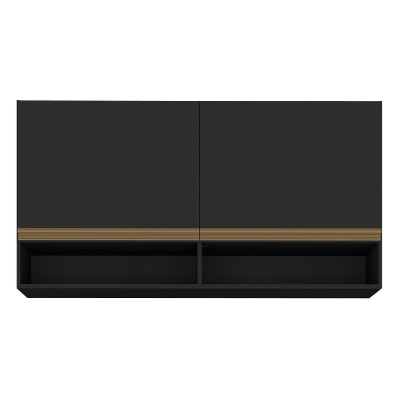 armario-de-cozinha-aereo-105cm-2-portas-e-nichos-veneza-multimoveis-mp2259-preto-dourado