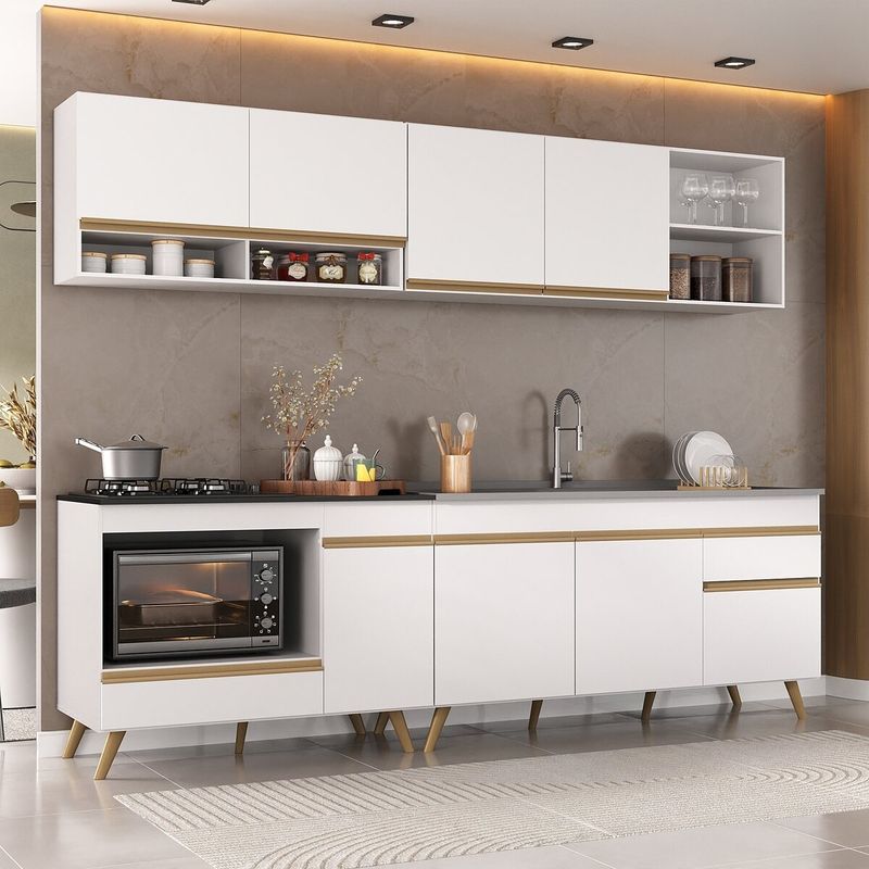 armario-de-cozinha-modulada-compacta-4-pcs-com-balcao-para-cooktop-veneza-multimoveis-mp2261-branco-dourado