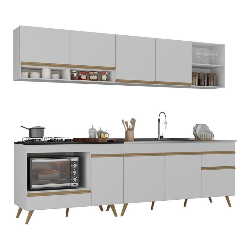 armario-de-cozinha-modulada-compacta-4-pcs-com-balcao-para-cooktop-veneza-multimoveis-mp2261-branco-dourado