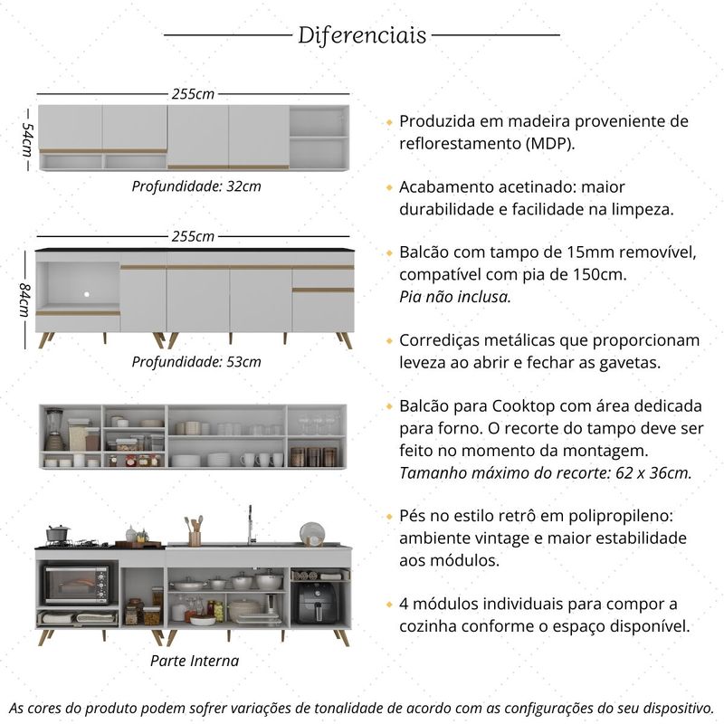armario-de-cozinha-modulada-compacta-4-pcs-com-balcao-para-cooktop-veneza-multimoveis-mp2261-branco-dourado