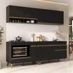 armario-de-cozinha-modulada-compacta-com-balcao-para-cooktop-forno-veneza-multimoveis-mp2262-preto-dourado