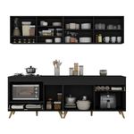 armario-de-cozinha-modulada-compacta-com-balcao-para-cooktop-forno-veneza-multimoveis-mp2262-preto-dourado