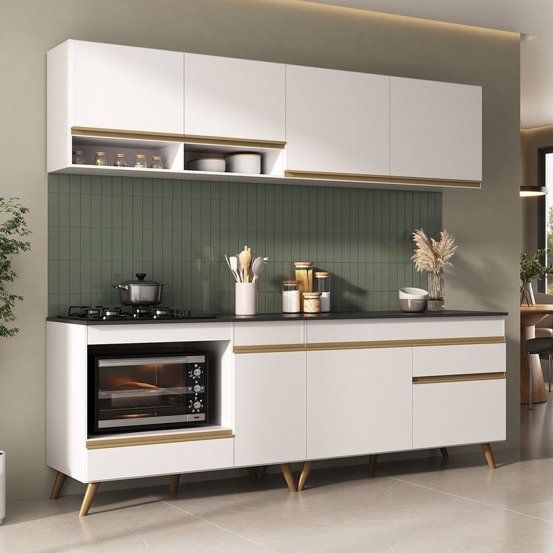 armario-de-cozinha-modulada-compacta-com-balcao-para-cooktop-forno-veneza-multimoveis-mp2262-branco-dourado