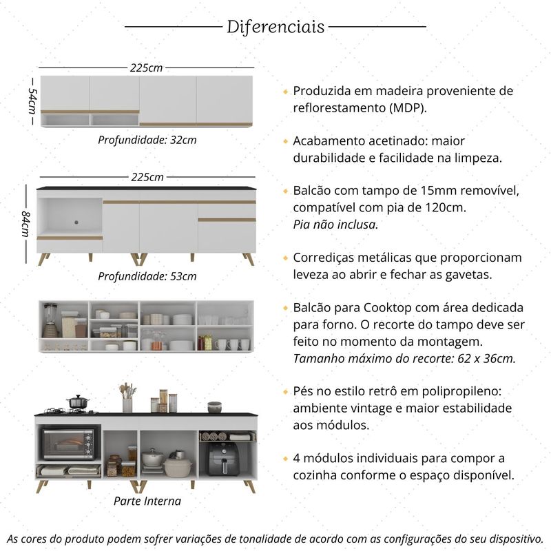 armario-de-cozinha-modulada-compacta-com-balcao-para-cooktop-forno-veneza-multimoveis-mp2262-branco-dourado