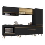 cozinha-modulada-completa-compacta-287cm-com-balcao-para-cooktop-veneza-multimoveis-mp2267-preto-dourado