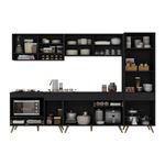 cozinha-modulada-completa-compacta-287cm-com-balcao-para-cooktop-veneza-multimoveis-mp2267-preto-dourado