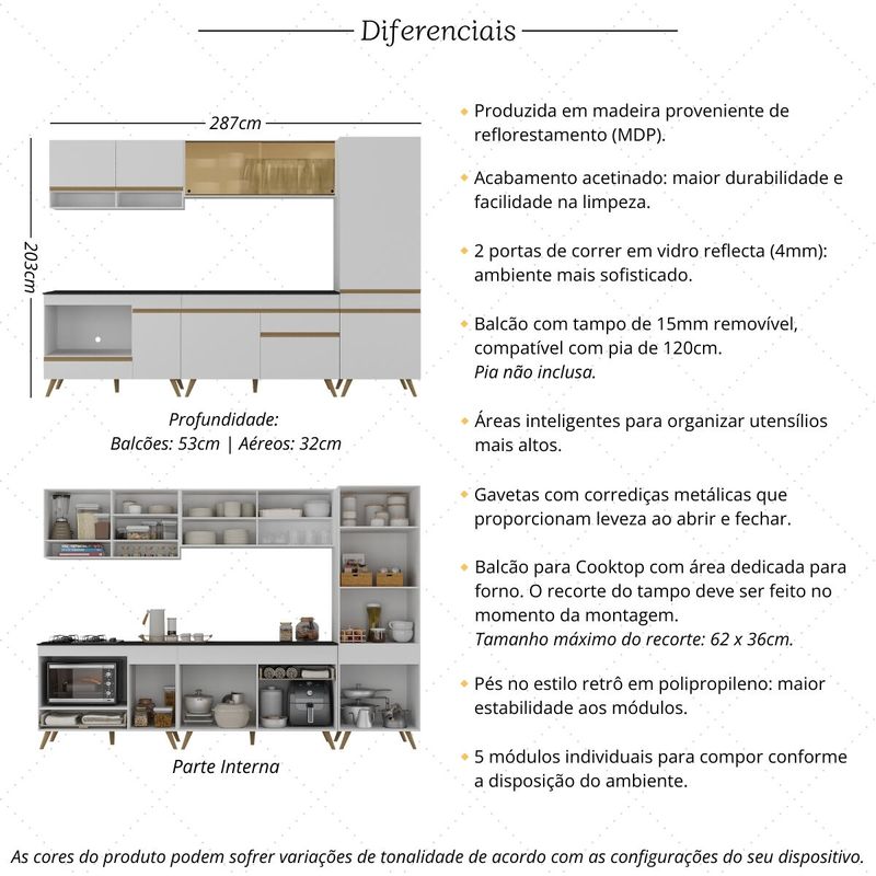 cozinha-modulada-completa-compacta-287cm-com-balcao-para-cooktop-veneza-multimoveis-mp2267-branco-dourado