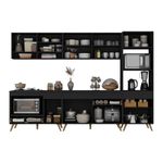 cozinha-modulada-completa-compacta-5-pcs-com-balcao-para-cooktop-veneza-multimoveis-mp2268-preto-dourado