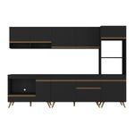 cozinha-modulada-completa-compacta-5-pcs-com-balcao-para-cooktop-veneza-multimoveis-mp2268-preto-dourado