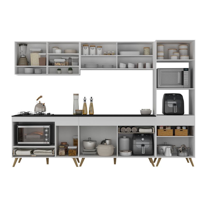 cozinha-modulada-completa-compacta-287cm-com-balcao-para-cooktop-veneza-multimoveis-mp2269-branco-dourado