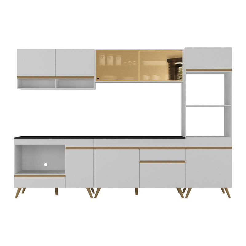 cozinha-modulada-completa-compacta-287cm-com-balcao-para-cooktop-veneza-multimoveis-mp2269-branco-dourado