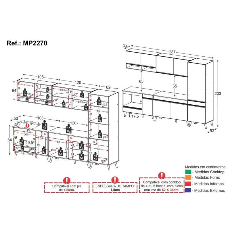 cozinha-modulada-completa-compacta-5-pcs-com-balcao-para-cooktop-veneza-multimoveis-mp2270-branco-dourado