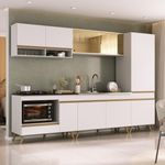 cozinha-modulada-completa-287cm-5-pcs-com-balcao-para-cooktop-veneza-multimoveis-mp2271-branco-dourado