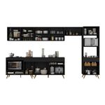 cozinha-modulada-completa-357cm-6-pcs-com-balcao-para-cooktop-veneza-multimoveis-mp2272-preto-dourado