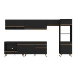 cozinha-modulada-completa-357cm-6-pcs-com-balcao-para-cooktop-veneza-multimoveis-mp2272-preto-dourado