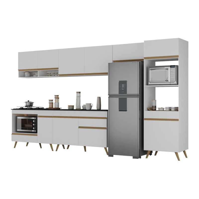 cozinha-modulada-completa-357cm-6-pcs-com-balcao-para-cooktop-veneza-multimoveis-mp2272-branco-dourado