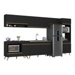 armario-de-cozinha-modulada-completa-6-pcs-com-balcao-para-cooktop-veneza-multimoveis-mp2273-preto-dourado