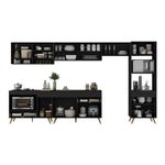 armario-de-cozinha-modulada-completa-357cm-com-balcao-para-cooktop-veneza-multimoveis-mp2274-preto-dourado