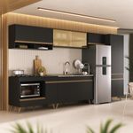 cozinha-modulada-completa-compacta-6-pcs-com-balcao-para-cooktop-veneza-multimoveis-mp2276-preto-dourado