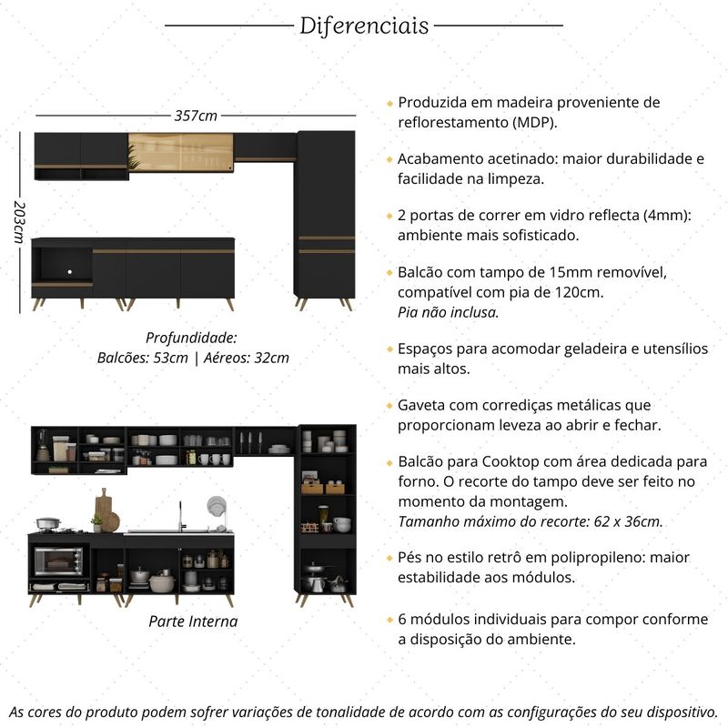 cozinha-modulada-completa-compacta-6-pcs-com-balcao-para-cooktop-veneza-multimoveis-mp2276-preto-dourado