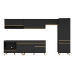 cozinha-modulada-completa-357cm-6-pecas-com-balcao-para-cooktop-veneza-multimoveis-mp2277-preto-dourado