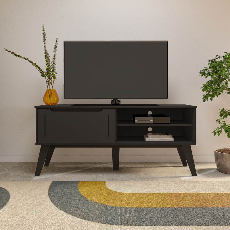 rack-para-tv-ate-60-polegadas-134cm-com-pes-retro-1-porta-multimoveis-cr45323-preto