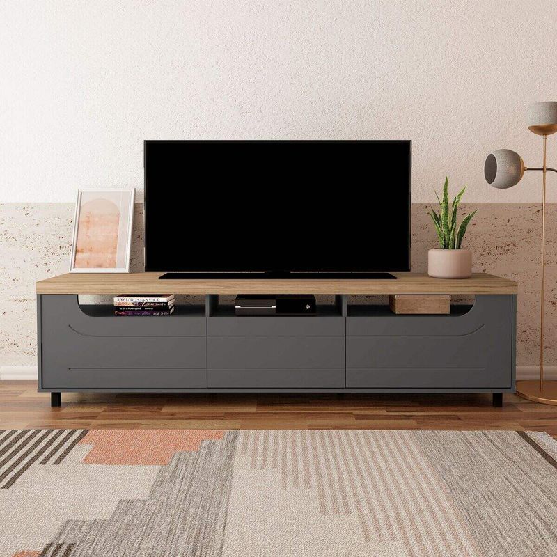 rack-para-tv-ate-75-polegadas-200cm-2-portas-1-gaveta-multimoveis-cr45325-carvalho-grafite