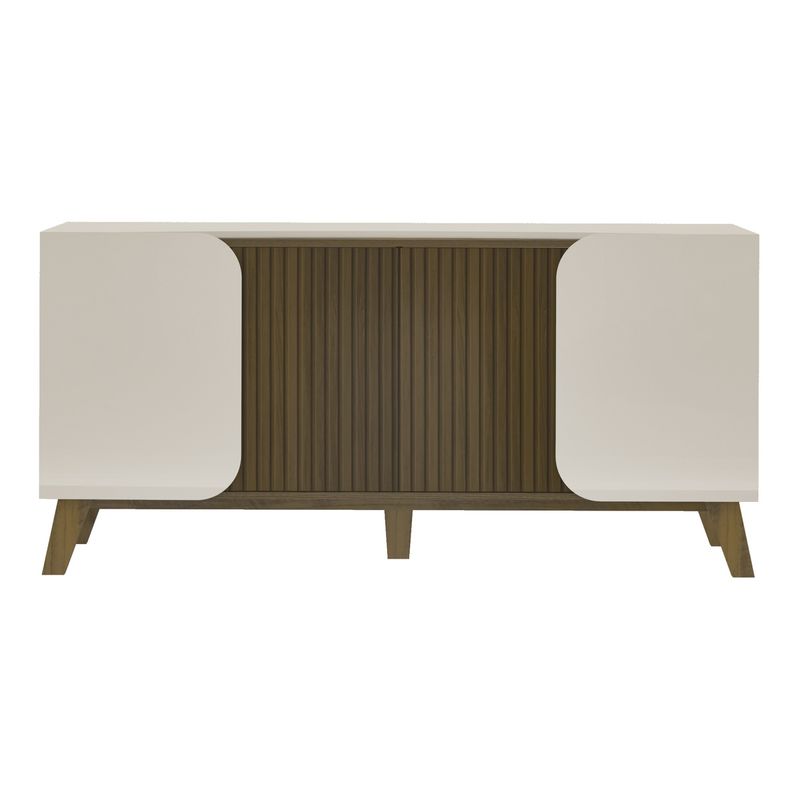 aparador-buffet-160cm-4-portas-com-pes-retro-multimoveis-cr50126-off-white-pinho-ripado