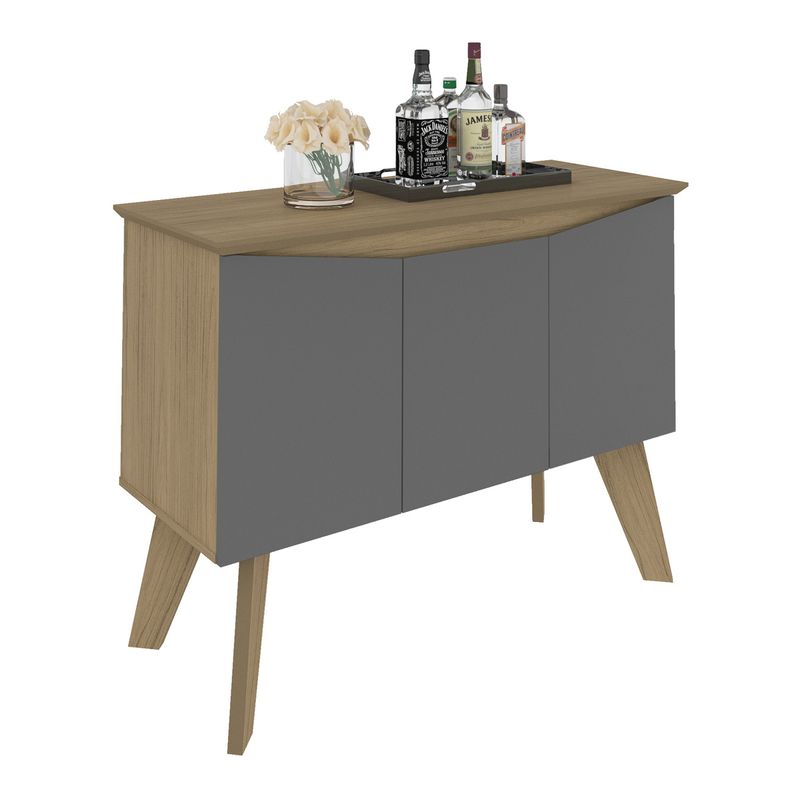 aparador-buffet-110cm-3-portas-com-pes-retro-multimoveis-cr50128-carvalho-grafite