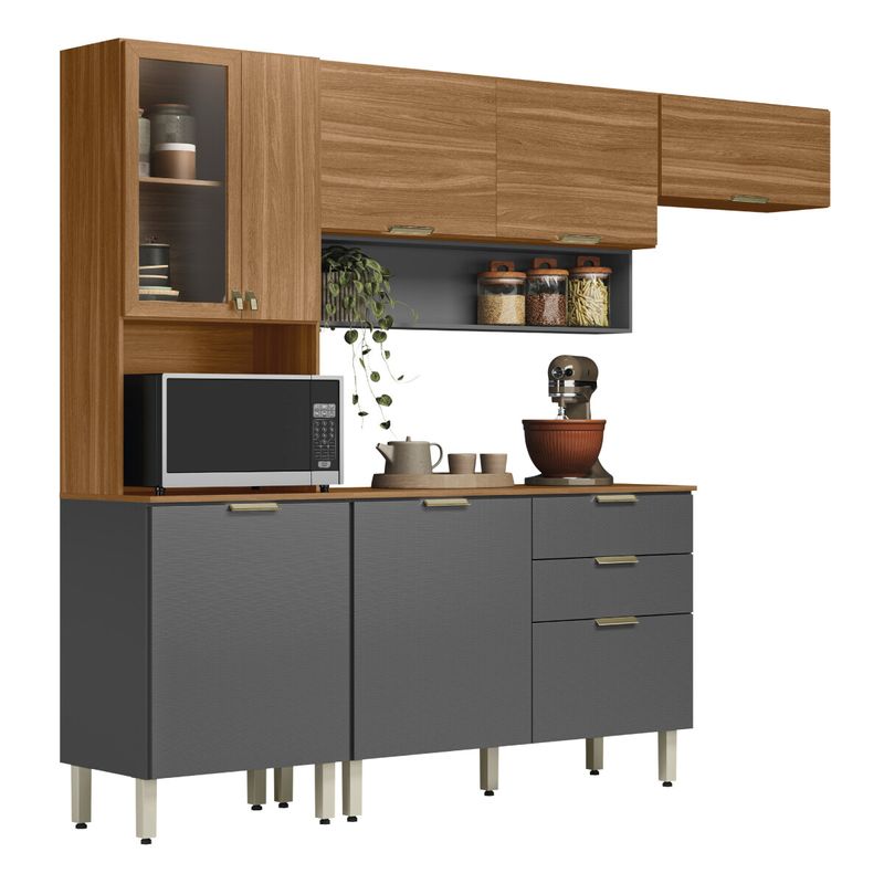 armario-de-cozinha-compacta-com-balcao-250cm-4-pcs-multimoveis-cr20467-amendola-grafito-prime-tx