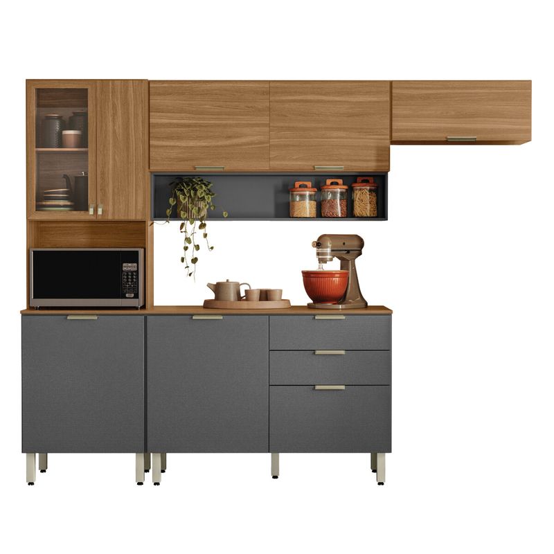 armario-de-cozinha-compacta-com-balcao-250cm-4-pcs-multimoveis-cr20467-amendola-grafito-prime-tx