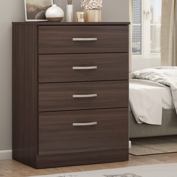 Cômoda com 4 Gavetas 63cm Multimóveis CR35290 Café Touch