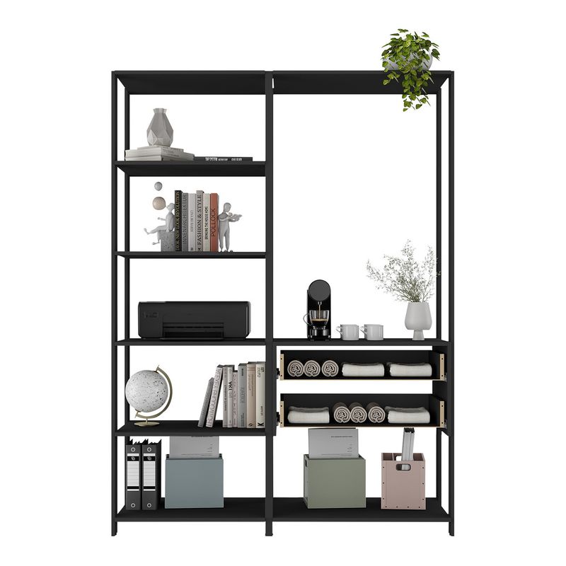 estante-livreiro-modular-135cm-2-pecas-com-2-gavetas-multimoveis-mp6029-preto