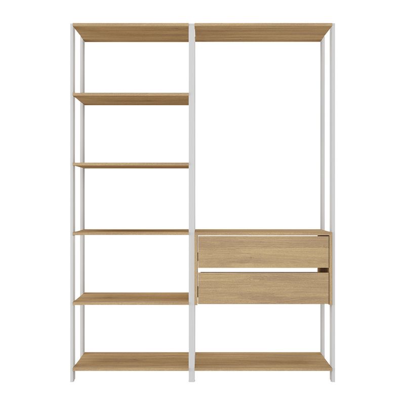 estante-livreiro-modular-135cm-2-pecas-com-2-gavetas-multimoveis-mp6029-branco-madeirado
