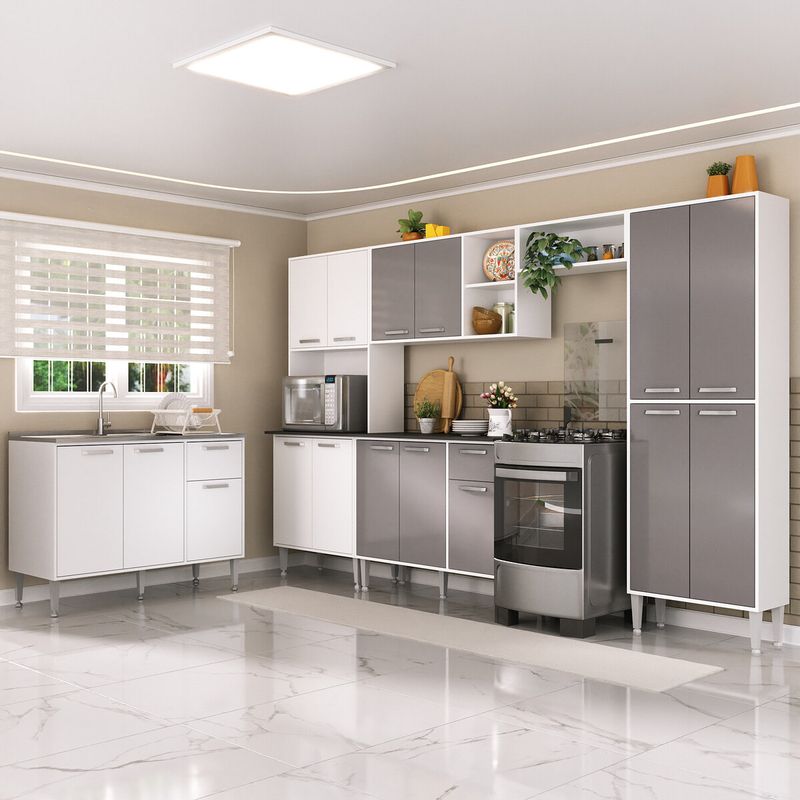 armario-de-cozinha-modulada-completa-6-pcs-com-balcao-para-pia-Siena-multimoveis-mp2285-branco-lacca-fume