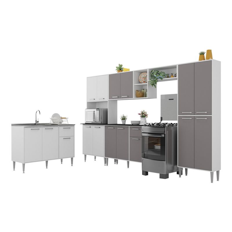 armario-de-cozinha-modulada-completa-6-pcs-com-balcao-para-pia-Siena-multimoveis-mp2285-branco-lacca-fume