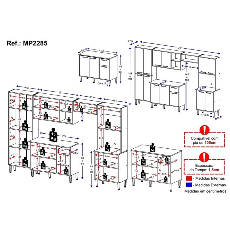 armario-de-cozinha-modulada-completa-6-pcs-com-balcao-para-pia-Siena-multimoveis-mp2285-branco-lacca-fume