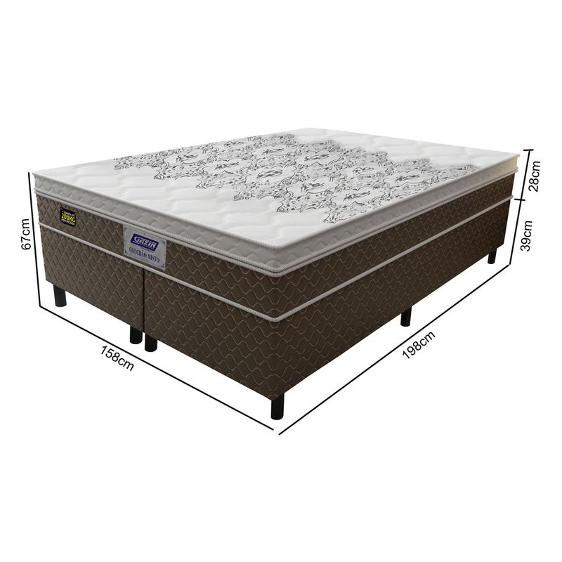 cama-box-conjugado-queen-com-colchao-158x67x198-stone-plus-gazin-cr35342-marrom-branco