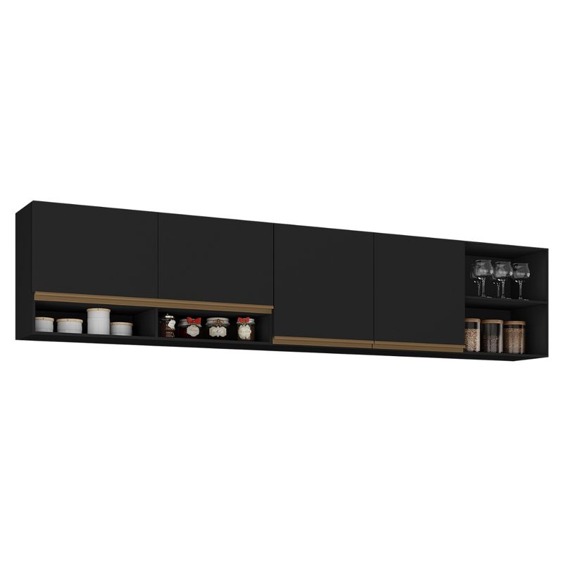 kit-armario-cozinha-aereo-105cm-com-aereo-150cm-veneza-multimoveis-mp2291-preto-dourado